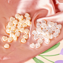 10枚装复古爱心珍珠手作耳环耳饰材料散珠串珠包饰品diy配件