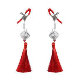 可调节夹力乳夹流苏铃铛情趣性感SM乳头咪咪夹性调教用品工厂批发