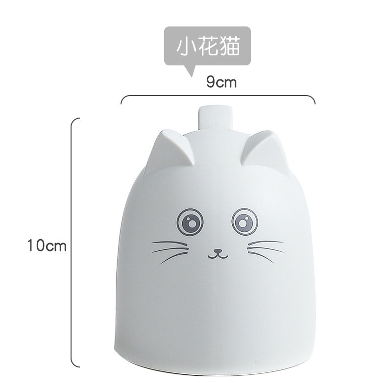 Enjuague bucal de dibujos animados Taza de agua de plástico para el hogar Taza de lavado de dos colores cepillado lindo taza pequeña resistente a la caída engrosada de gran capacidad