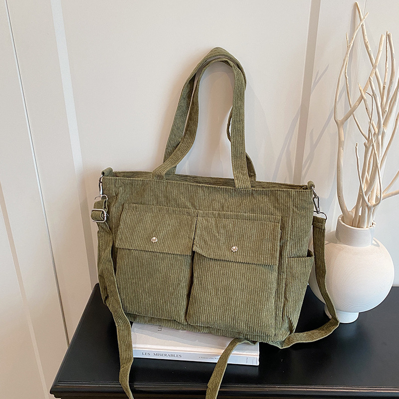 2025 nueva gran capacidad de terciopelo especial nicho universal bolso de hombro casual estilo coreano de viaje bolso de mano