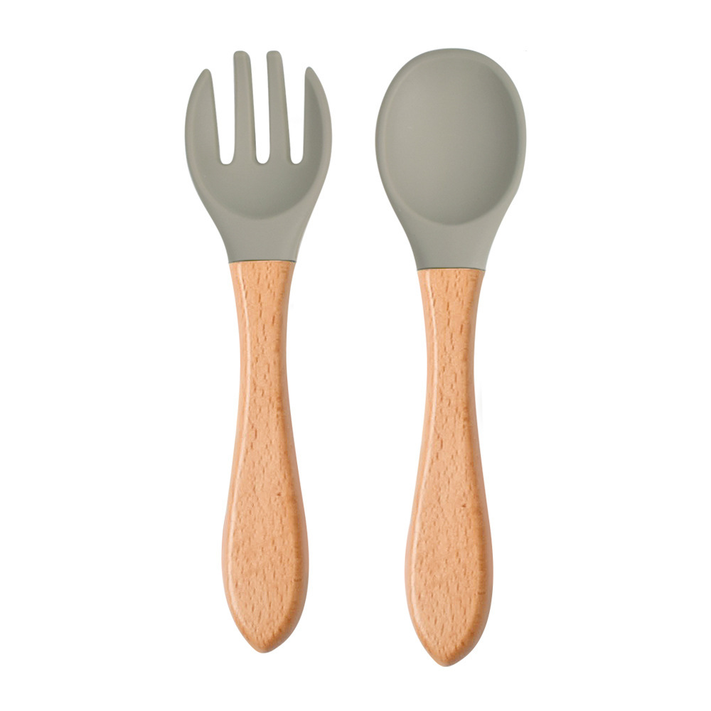 Smoky Gray (wooden fork spoon)