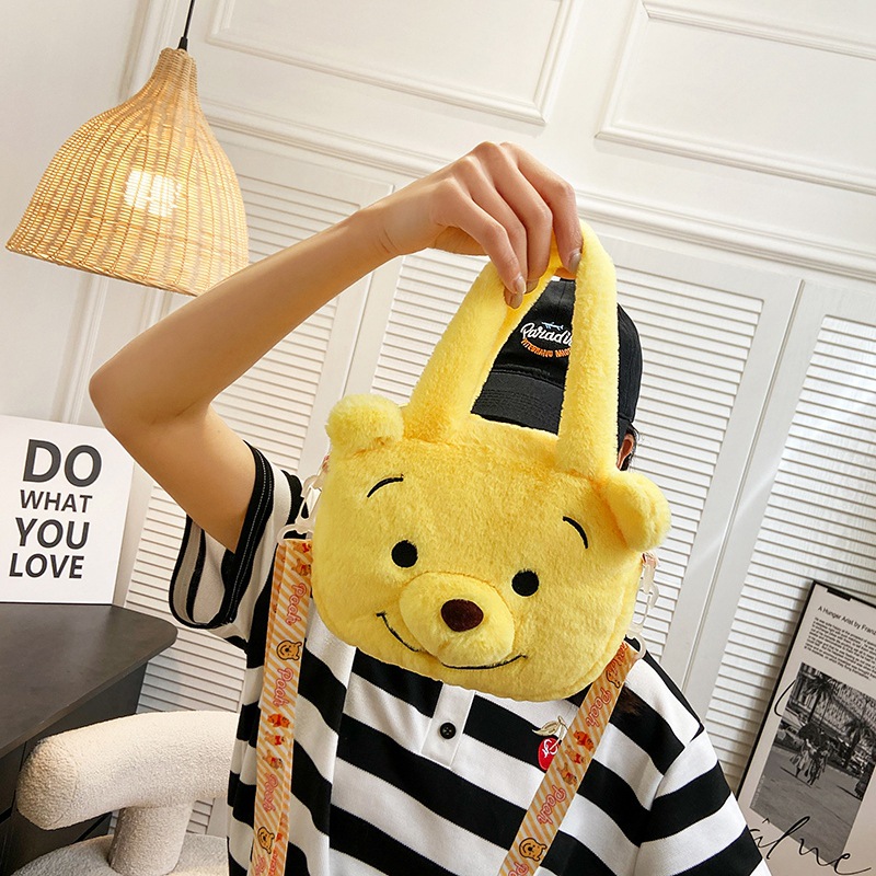 Bolso de Peluche con Personaje de 8 Pulgadas