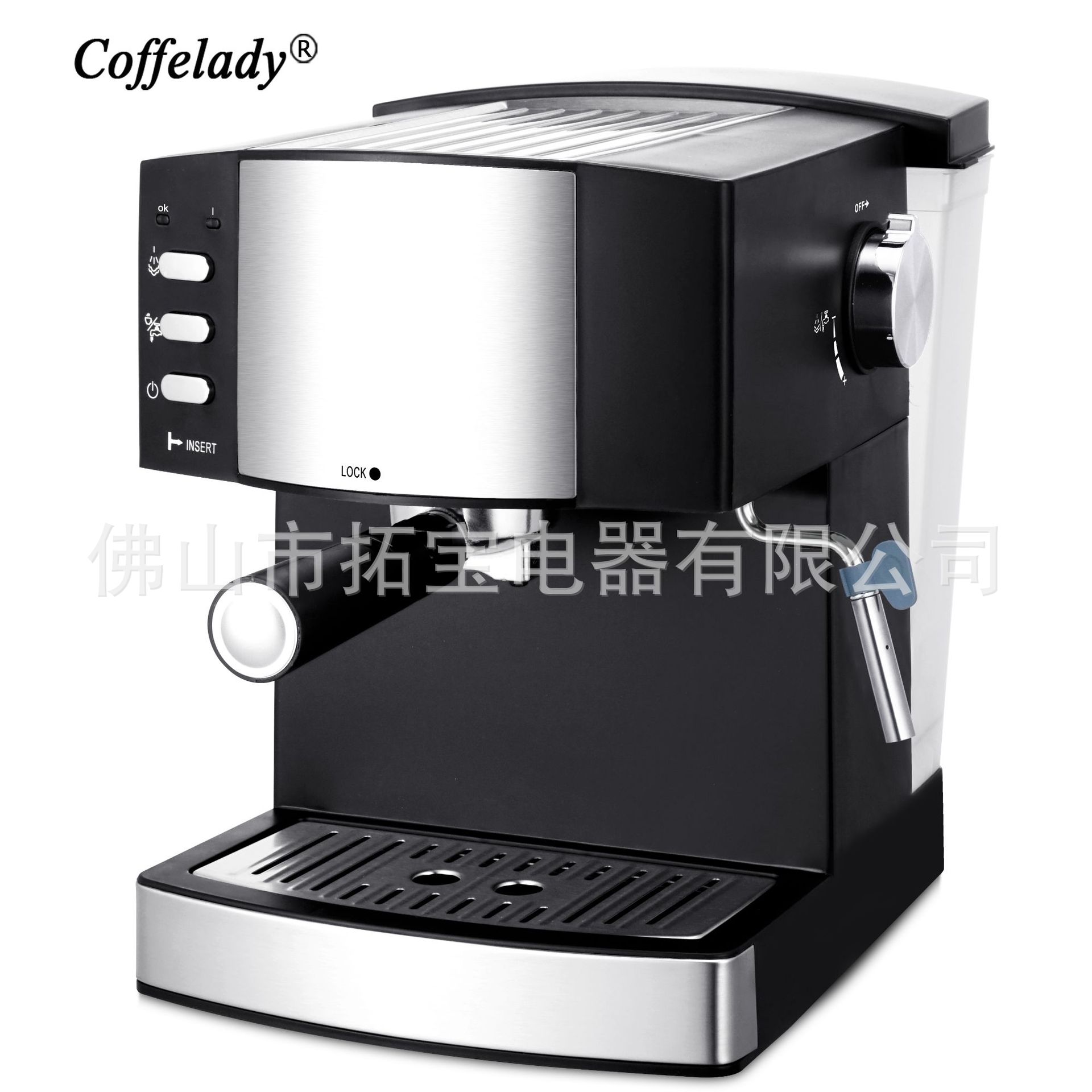 20BAR máquina de café automático italiano hogar de alta presión de vapor de leche de espuma de lujo máquina de café