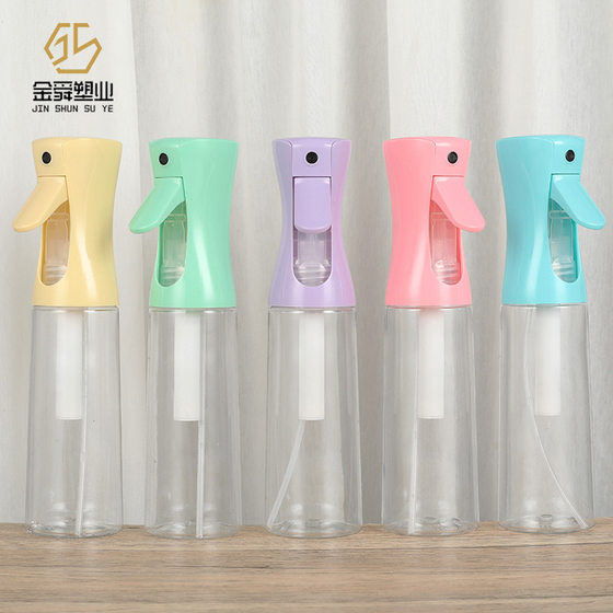 Candy color 200ml 300ml PET cleaner spray bottle high pressure continuous spray continuous spray garden watering can