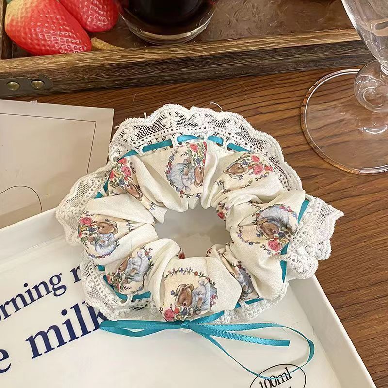 48#리본 곰 블루