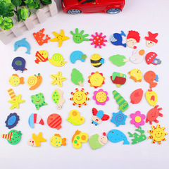 Wholesale Creative Wooden Magnetic Refrigerator Clips as Craft Gifts for Babies, Various Cute Cartoon Shapes