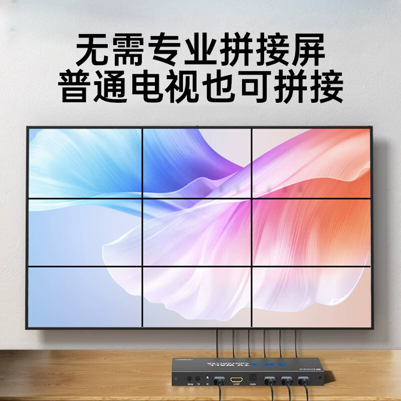 HDMI сплиттер экрана 4K9 3X3 телевидение стежковый экран Мульти-скрин многоэкранный монитор дисплей процессор