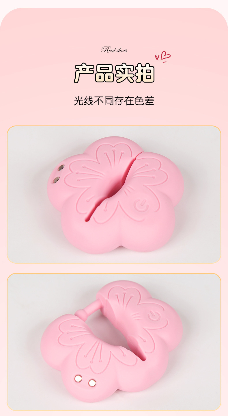 Remote Control Vibrating Nipple Clamps, Silicone Electric Breast Teaser Pair with USB Charging — detail image 30