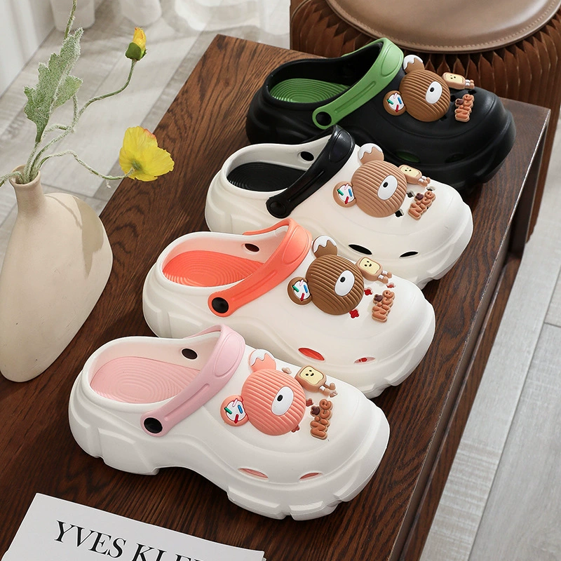 Dongdong Shoes Женские сандалии Носите толстую обувь на пляже в помещении и снаружи летом