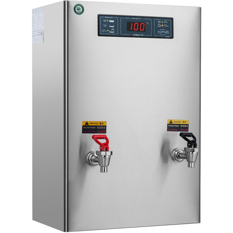 裕豪HZK-10A1挂壁式商用烧水开水器不锈钢工厂数显烧水机壁挂式