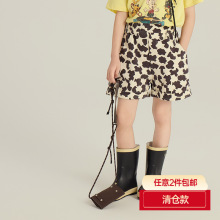 【特价清仓】儿童满印斑点短裤夏季新款男女童休闲时髦百搭裤子潮