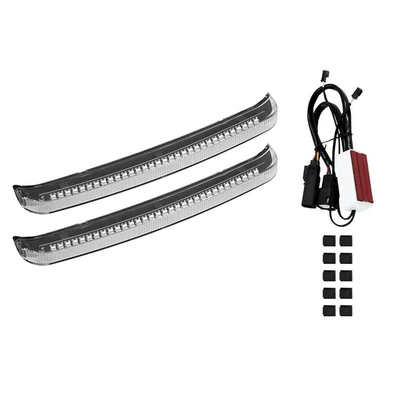 Motorcycle Accessories Harley Glide Road Brake light - transparent-pair