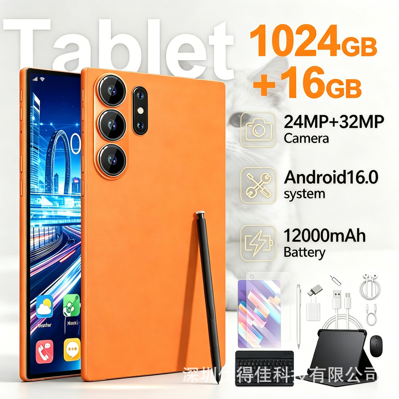 New cross-border 10inch tablet computer S100, eight-core, high-definition large screen, smart Bluetooth, WiFi, dual SIM, wholesale from manufacturer