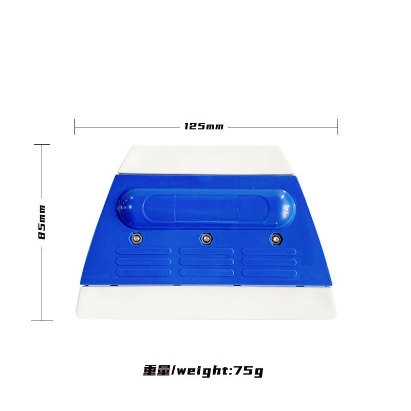 Herramientas para la aplicación de película para autos Qili en stock, raspador trapezoidal de doble color para instalación de película de cambio de color, apto para todos los modelos de autos.