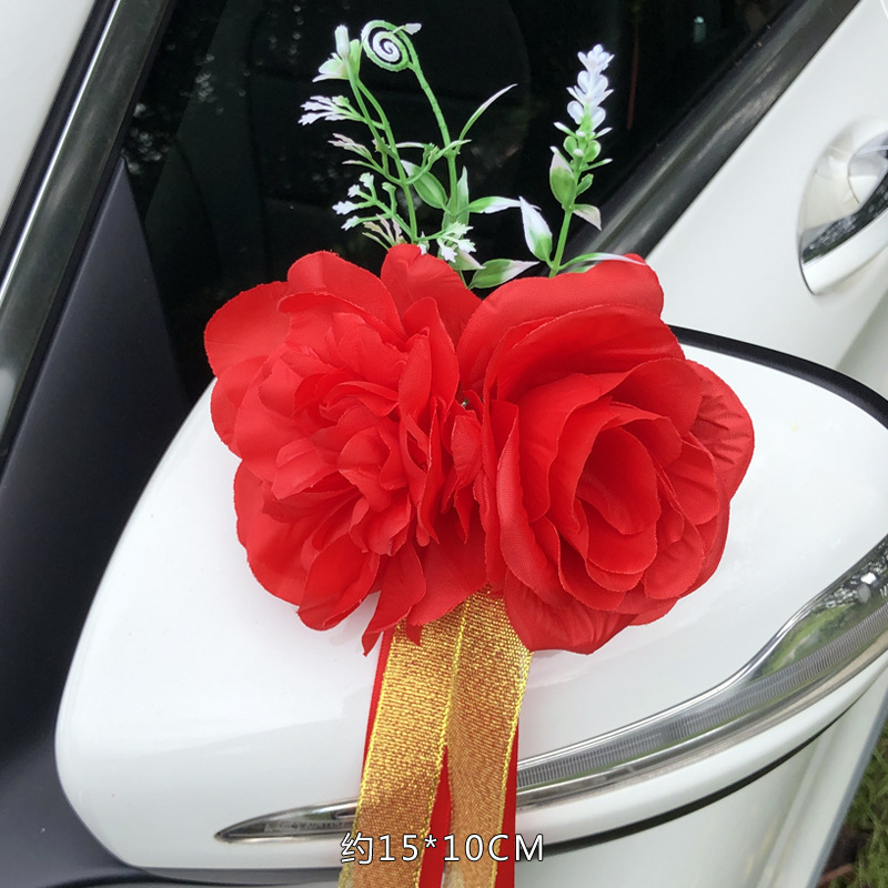 結婚式の車の装飾、フロントフラワー、メインカーとサブカー、フラワーカー、ウェディングラテアートアレンジメント、フロントカーフラワー、ウェディングフリート、吸盤、ルーフ|undefined