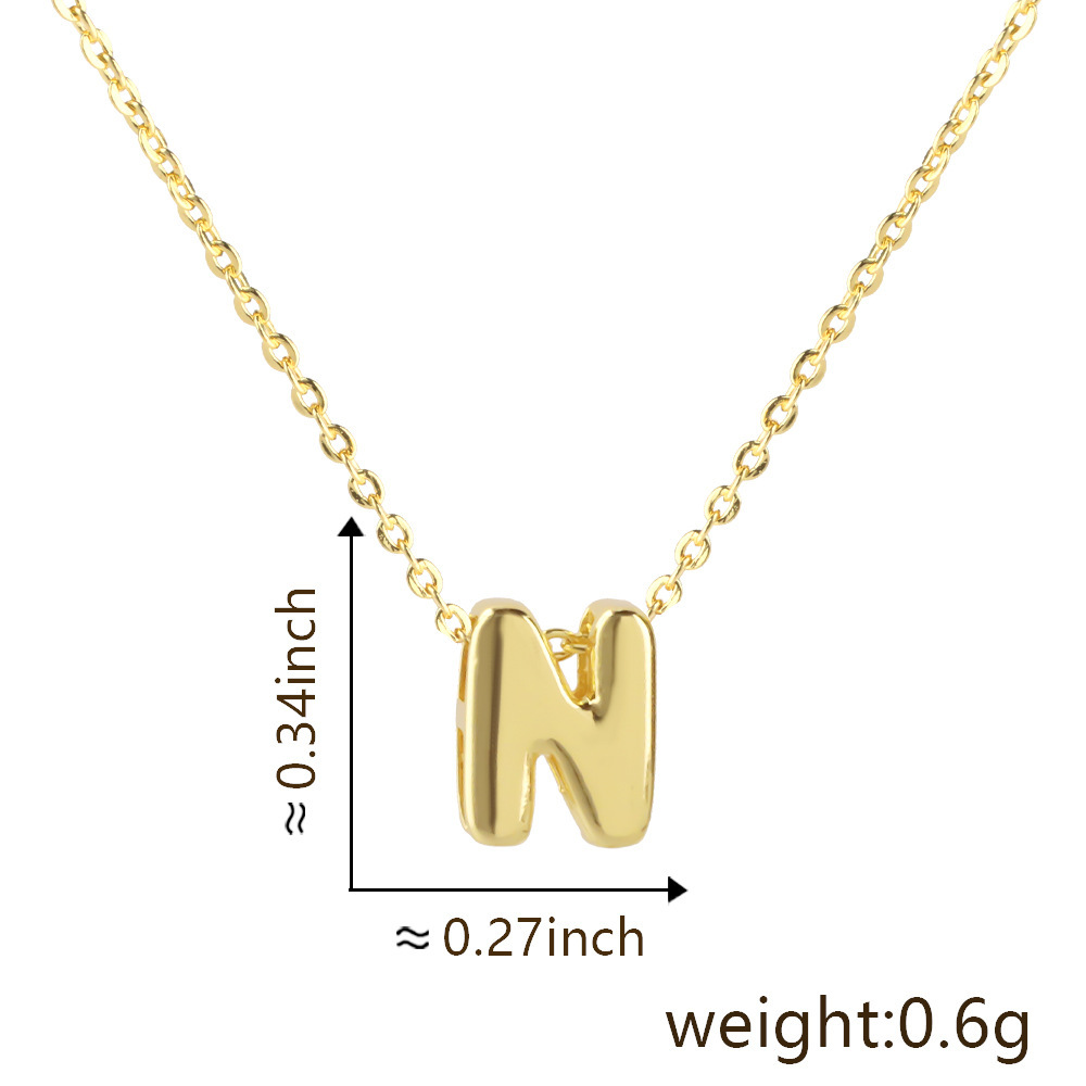 2g Weight Pendant Jewelry Making Type 5.5*8.4mm Jewelry Making Size DIY Jewelry Accessories Classification 1 Piece Quantity Copper Material Letter Pattern All Seasons Season Polished Finish Plating Design Simple Style, Classic Style Style 1 Piece 5.5*8.4mm Copper Letter Polished Pendant DIY Jewelry Accessories 16