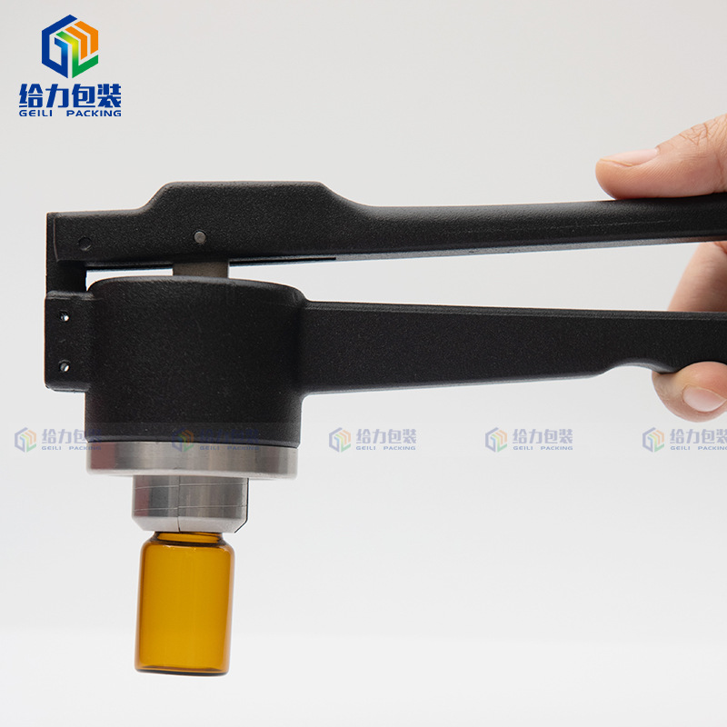 Botella de vidrio sellador botella de perfume manual máquina de sellado de acero inoxidable máquina que capsula manual GL-B alicates de tapado de botellas de Xilin