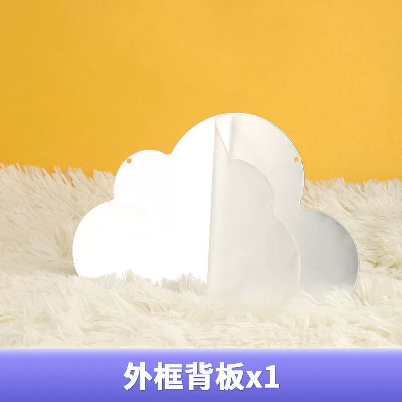 Творческое облако зеркало DIY ночник тюльпан цветы спальня атмосфера светильники украшения снаружи облака ночные светильники аксессуары