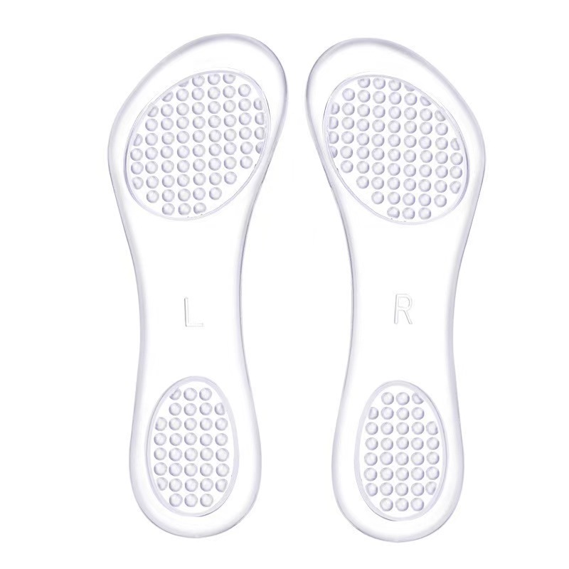 Plantillas de silicona antideslizantes para sandalias, autoadhesivas, absorbentes del sudor, para tacones altos de mujer, plantillas de partículas para pies sudorosos, medias plantillas, plantillas de siete puntos, almohadillas para aumentar la altura. image 15