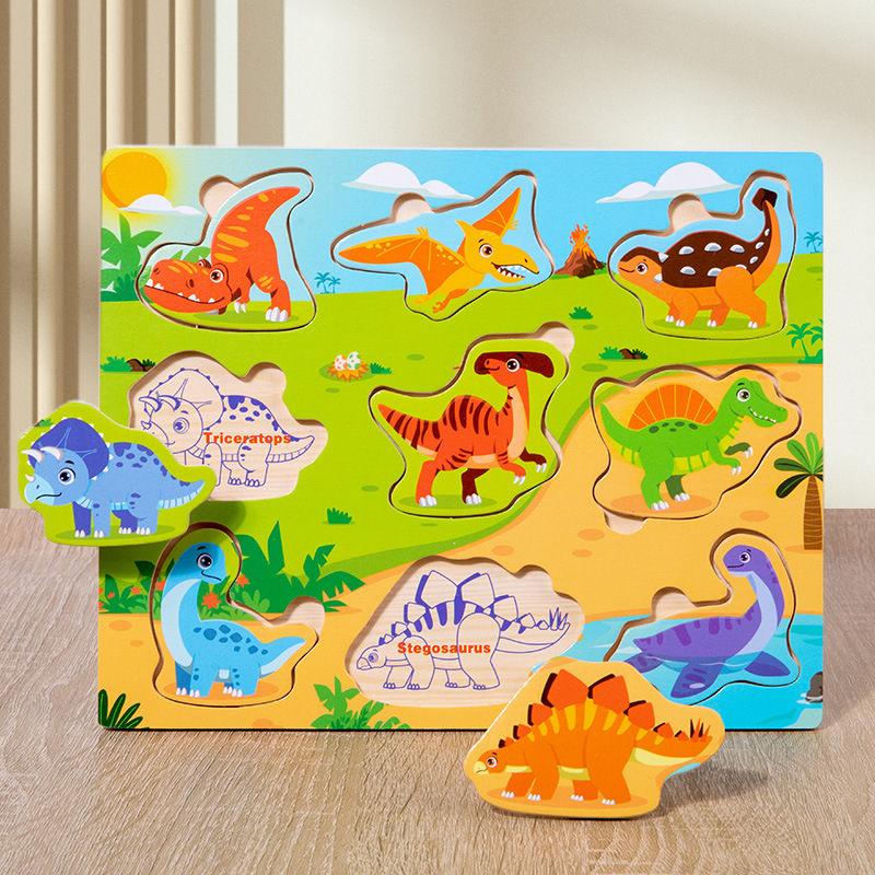 Iluminación infantil tablero de emparejamiento cognitivo rompecabezas plano tablero de rompecabezas digital fruta animal tráfico educación temprana juguetes educativos