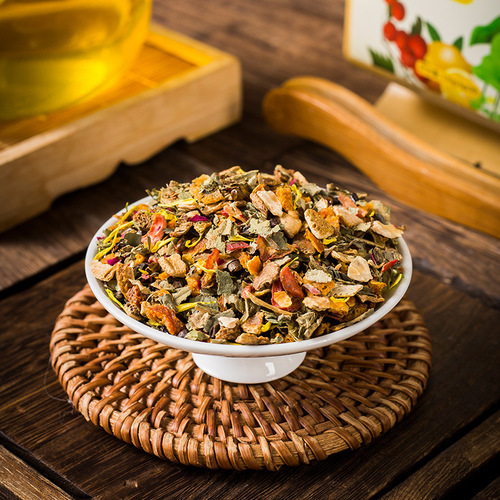 Manufacturer Lemon Hawthorn Lotus Leaf Tea Healthy Scented Tea Freeze-dried Lemon Hawthorn Cassia Seed Tea Bag Wholesale