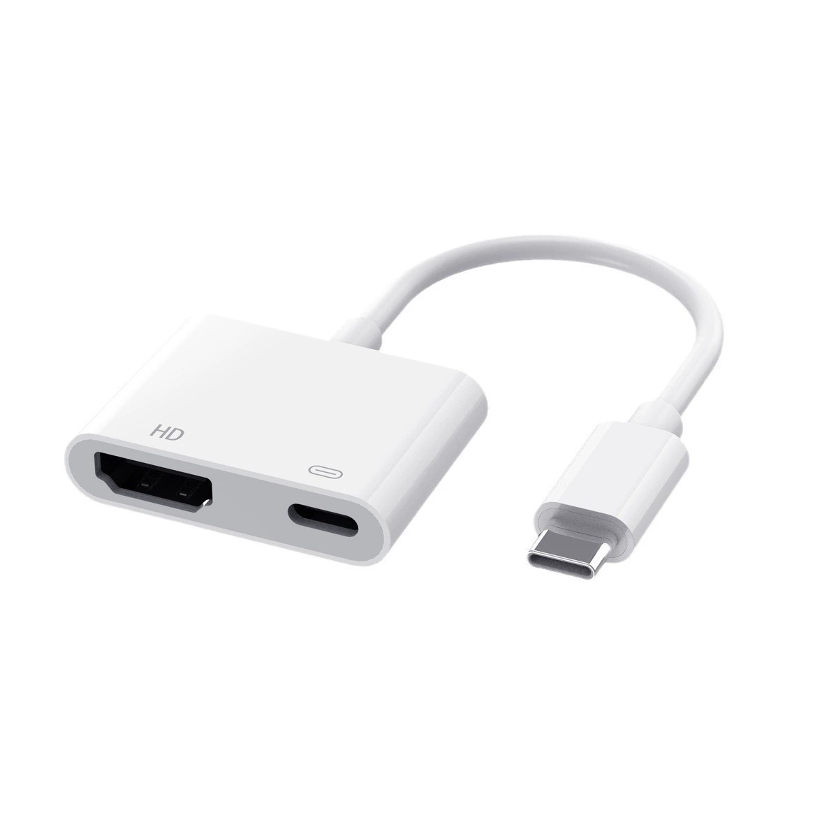Док-станция Type-C на HDTV + PD, расширение, 4K 60 Гц, конвертер для проекции экрана ноутбука (2 в 1)