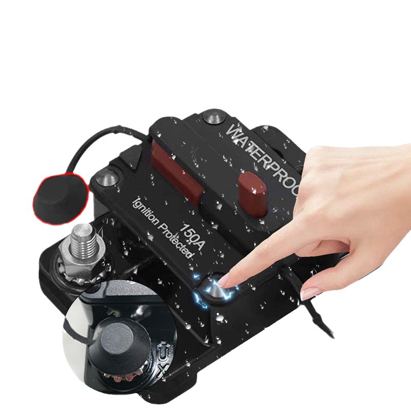 RV vehículo todoterreno interruptor automático forro de seguridad asiento yate barco fusible asiento manual reset disyuntor del coche