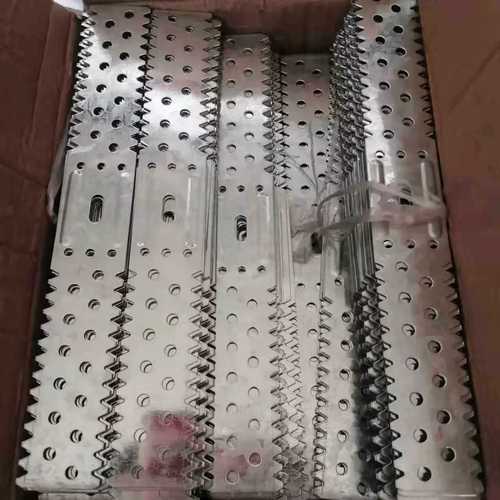 Stainless steel light steel keel accessories partition 50U type card auxiliary keel fixed sawtooth clip 60 keel support card factory