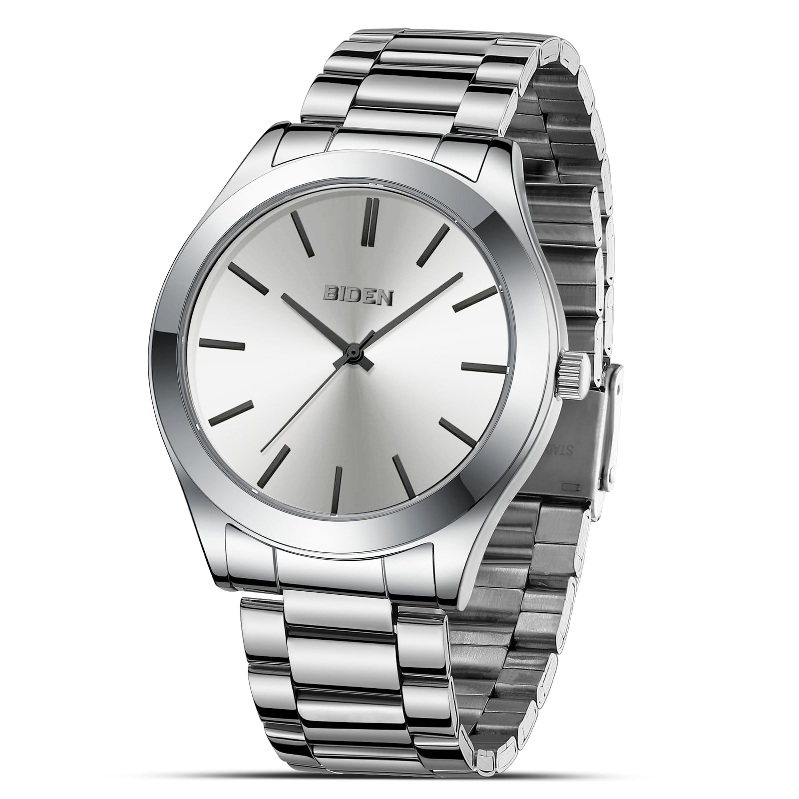 Silver with white surface