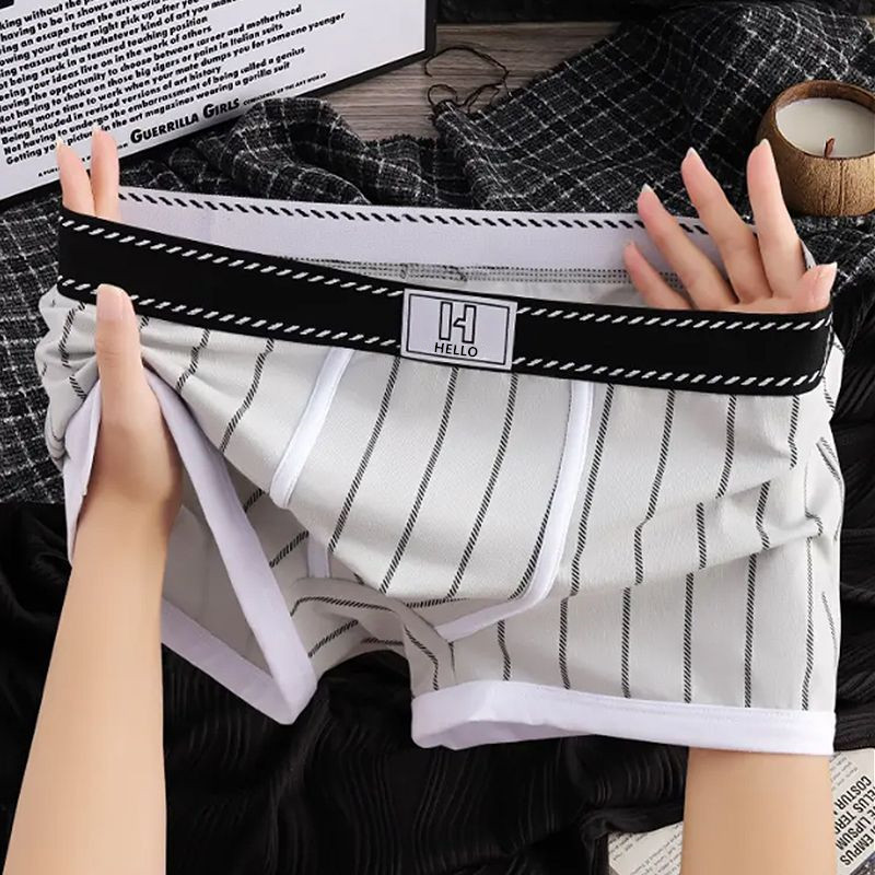 3-Pack Men's Underwear Pure Cotton Breathable Loose Men's Boxer Briefs Youth Sports Pants Men's Boxer Shorts
