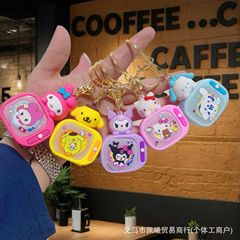 クリエイティブサンリオ小さなテレビ発光キーホルダー装飾かわいい KT 漫画ナイトライトペンダントバッグギフト