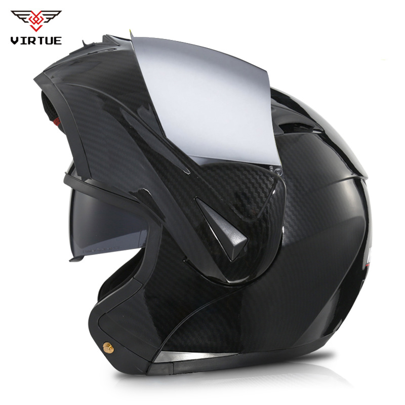 뱀 패턴 모조 탄소 섬유 실버 도금 거울