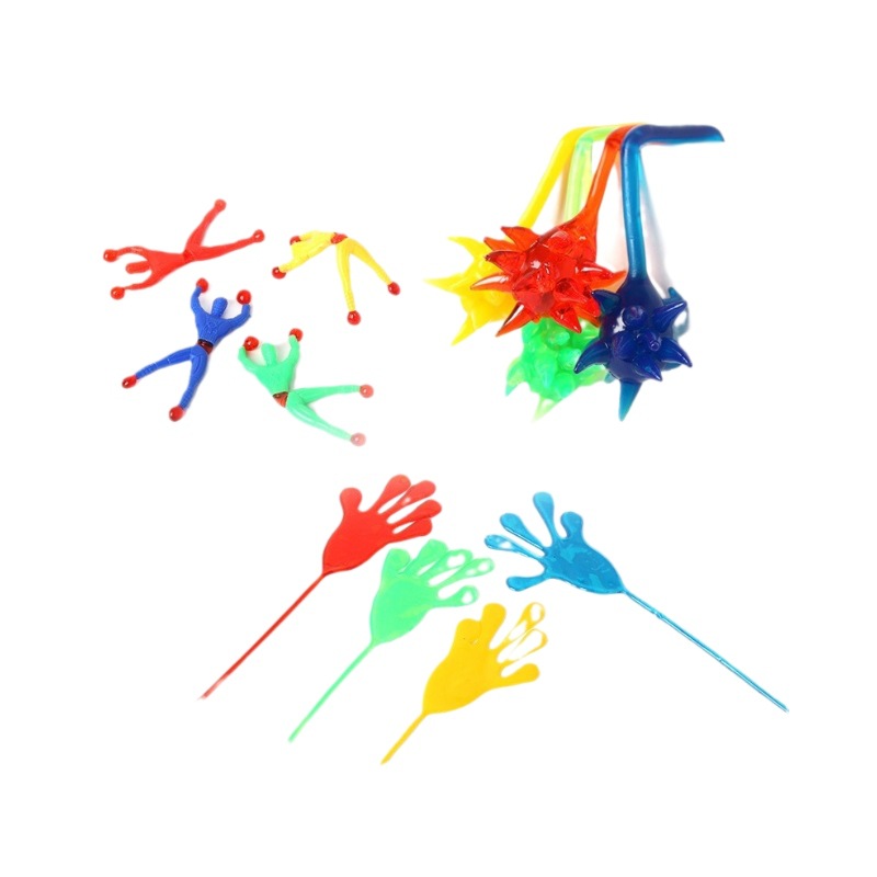 Juguetes de descompresión adhesivos transfronterizos, escalada en pared creativa e interesante, juguetes para niños con martillo meteoro pegajoso para niños medianos y grandes al por mayor