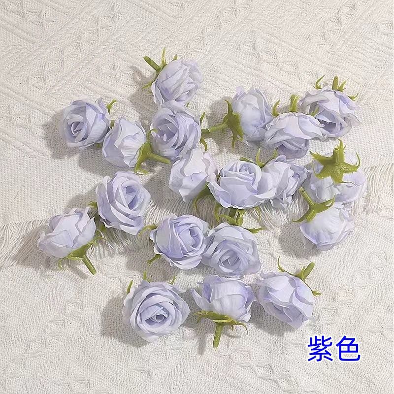 보라색 4호 장미 머리