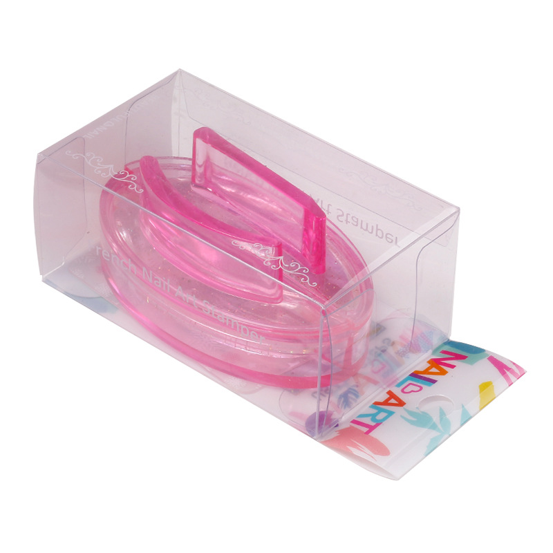 Nuevo sello de silicona curvo de uñas transfronterizo, sello de aceite de impresión, plantilla de protección ambiental, herramienta de sello de pintura de uñas