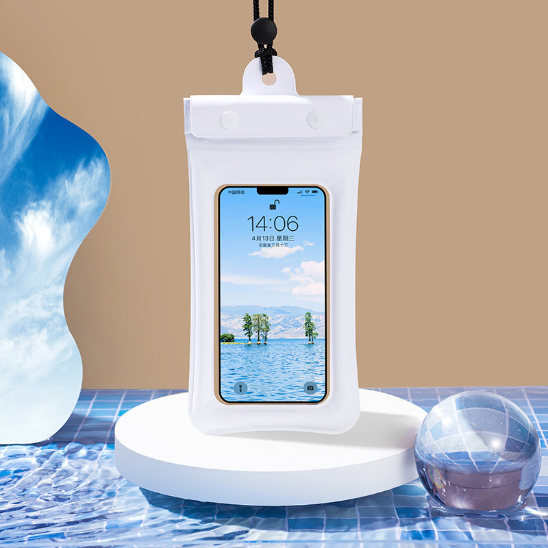 ダイビングハイキング乗馬ラフティングインフレータブル携帯電話防水バッグ pvc 防水透明エアバッグ携帯電話防水保護バッグ|undefined