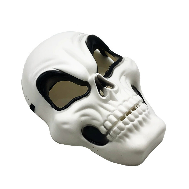 Factory direct cross-border amazon thriller skull mask halloween white death bone mask wholesale