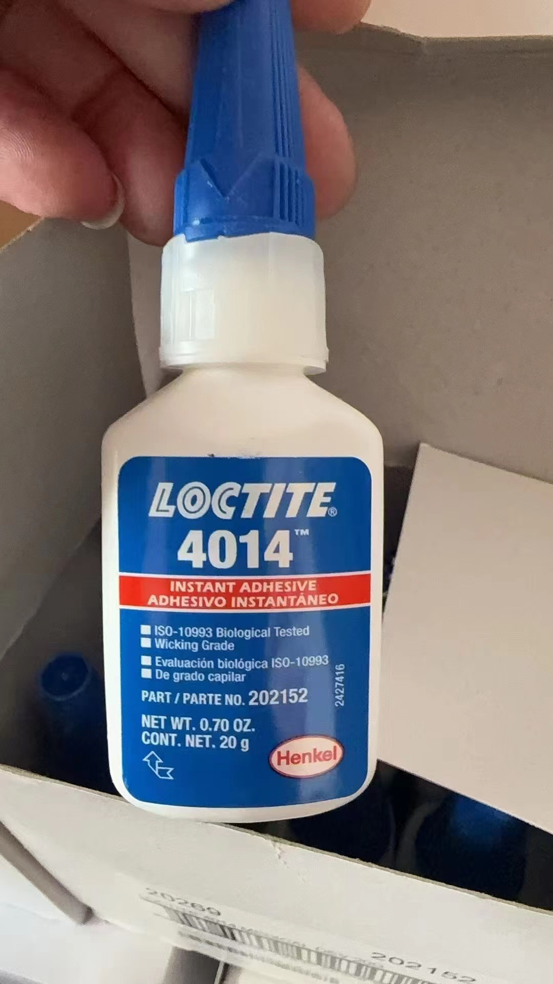 르 타이 LOCTITE 4014 (20g) 공식 정통 스캔 코드 검증