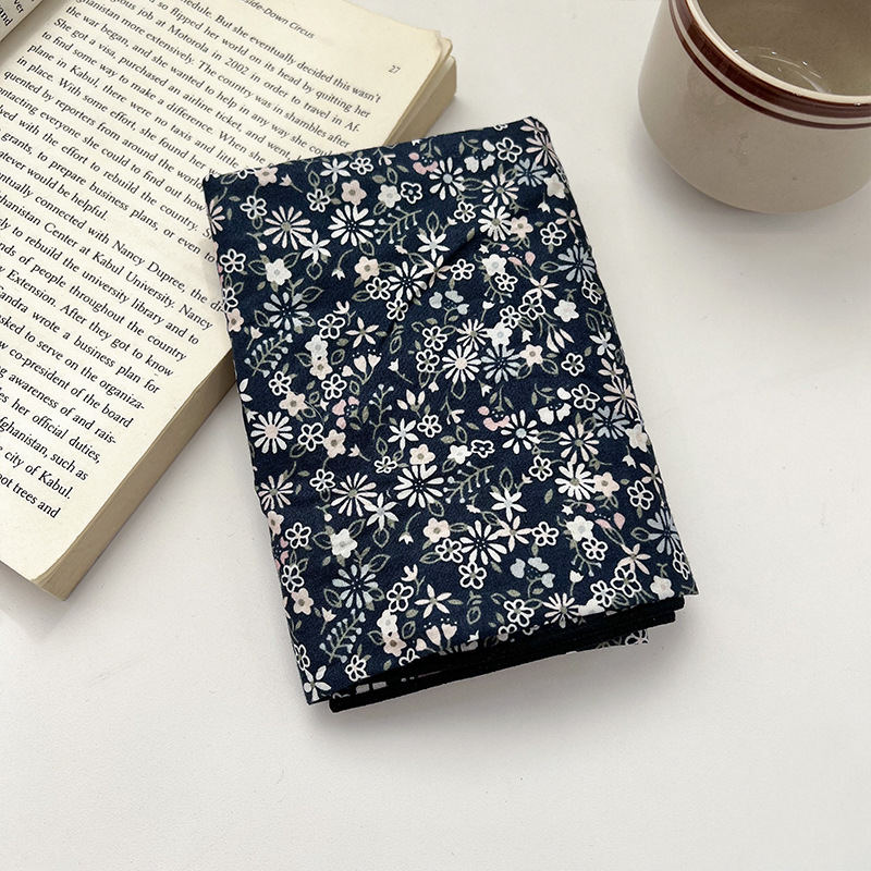 Verano y otoño japonés, flores de algodón, bufandas cuadradas, bufandas retrógradas para mujeres, bufandas de seda delgadas y frescas