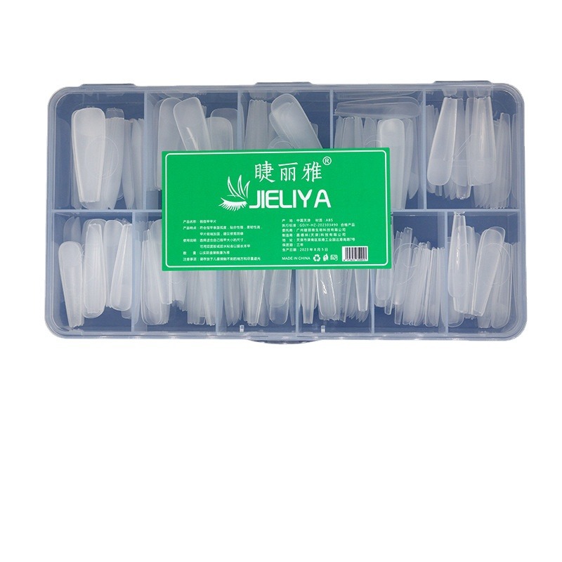 Manicure Dog T delgada cintura de uñas alargada aguda ligera sin pliegues parche de uñas 360 uñas