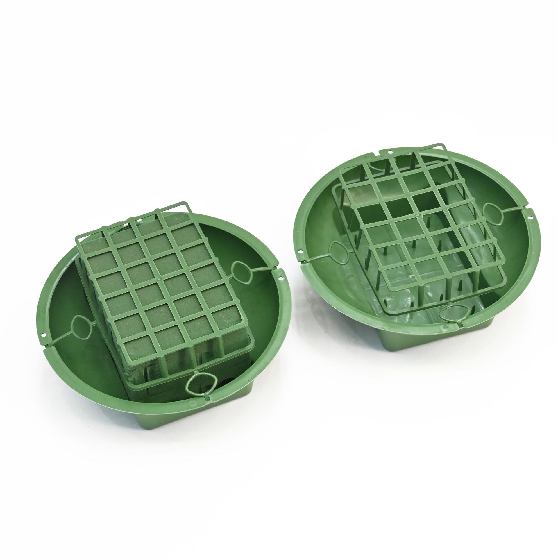 Poesía extranjera flor de barro cuadrícula ventosa flor esponja flor flor de boda coche de plástico flor de mesa de comedor colgar pared cruzada anillo de corazón