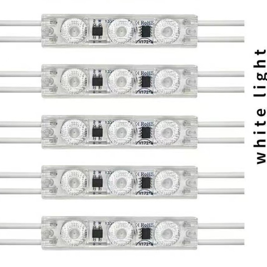 Módulo de reflexión difusa de 3030led Módulo de inyección de 220V 110v Un solo módulo de publicidad led impermeable de 1.8w