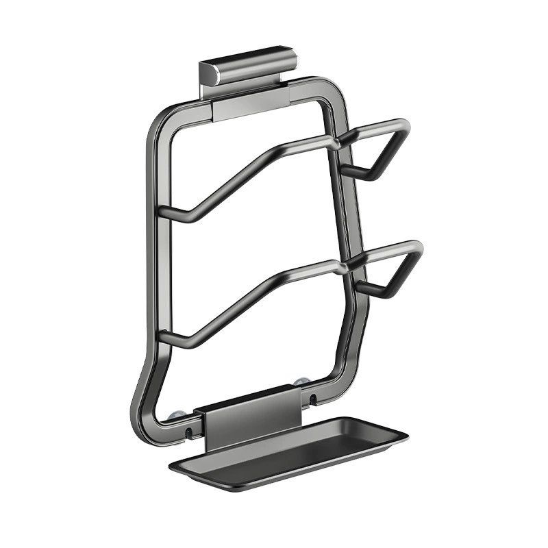 Cross-border pot lid rack kitchen multi-function pot lid storage rack without punching wall hanging multi-layer cutting board cutting board storage rack