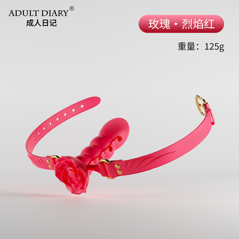 Sm多段の口球の深い喉の口栓はバラの花の口栓を鍛えます。