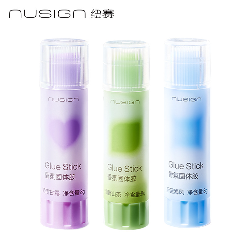 DeLineux NS118 - 8 luz del día ligera perfume pegamento sólido pegamento para estudiantes DIY 8g / 15g / 21g