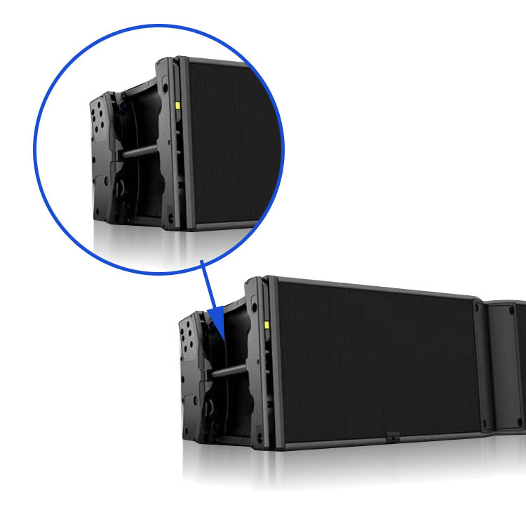 Altavoces de arreglo lineal de tres vías duales de 12 pulgadas para presentaciones en escenarios al aire libre de alta potencia, sonido de calidad profesional para presentaciones.