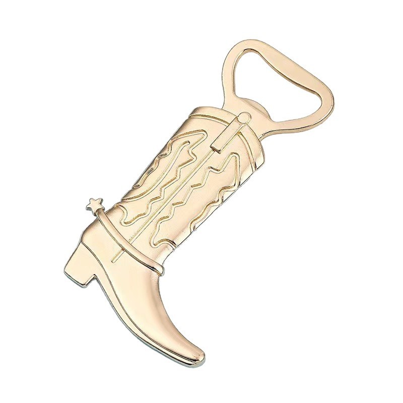 Cross-Border Cowboy Boot Bottle Opener Small Gift European and American Wedding Birthday Party Beer Cap Opener Zinc Alloy