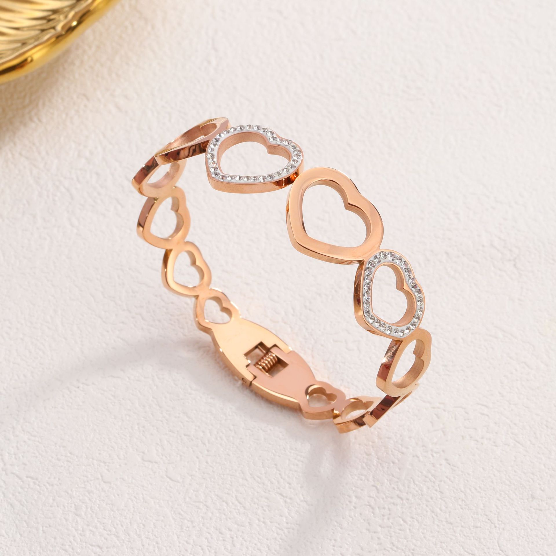 61 러브 팔찌 로즈 골드