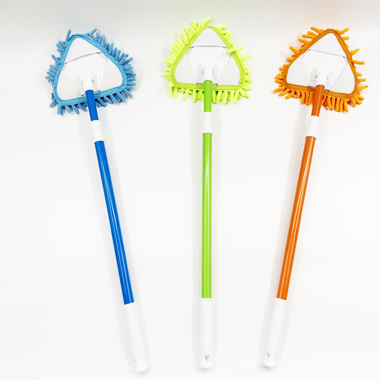 Factory wholesale triangle mop lazy mop wall cleaning retractable glass cleaner kitchen floor window cleaning