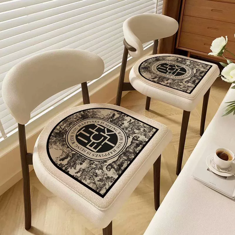 Толстая плюшевая подушка мягкая и удобная задница подставка нескользящая подушка сиденья домашний диван обеденный стол стул арочный коврик